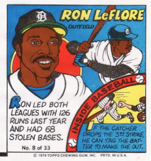 1979 Topps Comics       008      Ron LeFlore